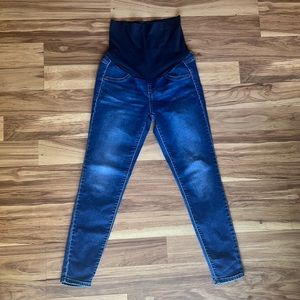 a:glow women’s maternity denim skinny jeans/jeggings - size 4